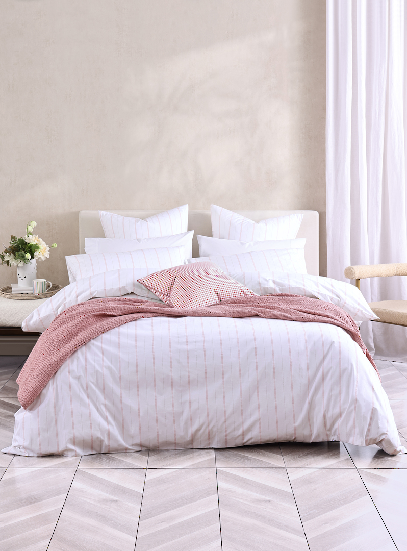 MM Linen | Cape Duvet Set | Pink | Optional Matching Extras image 4